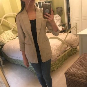 MK beige blazer